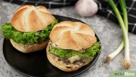 Image titled Make the "Bet It All On Black Garlic Burger" from Bob's Burgers Step 5